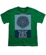 Rubino Zen Flower - Youth T-Shirt Youth T-Shirt Pixels Kelly Green Small 