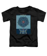 Rubino Zen Flower - Toddler T-Shirt Toddler T-Shirt Pixels Black Small 