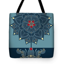 Rubino Zen Flower - Tote Bag Tote Bag Pixels 18" x 18"  