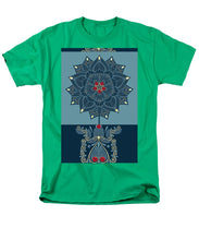 Rubino Zen Flower - Men's T-Shirt  (Regular Fit) Men's T-Shirt (Regular Fit) Pixels Kelly Green Small 