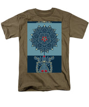 Rubino Zen Flower - Men's T-Shirt  (Regular Fit) Men's T-Shirt (Regular Fit) Pixels Safari Green Small 