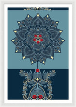 Rubino Zen Flower - Framed Print Framed Print Pixels 32.000" x 48.000" White White