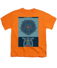 Rubino Zen Flower - Youth T-Shirt Youth T-Shirt Pixels Orange Small 