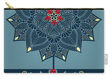 Rubino Zen Flower - Carry-All Pouch Carry-All Pouch Pixels Medium (9.5" x 6")  