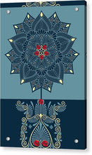 Rubino Zen Flower - Acrylic Print Acrylic Print Pixels 6.625" x 10.000" Aluminum Mounting Posts 