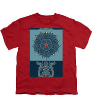 Rubino Zen Flower - Youth T-Shirt Youth T-Shirt Pixels Red Small 