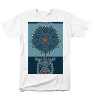 Rubino Zen Flower - Men's T-Shirt  (Regular Fit) Men's T-Shirt (Regular Fit) Pixels White Small 