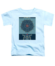 Rubino Zen Flower - Toddler T-Shirt Toddler T-Shirt Pixels Light Blue Small 