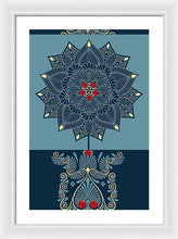 Rubino Zen Flower - Framed Print Framed Print Pixels 16.000" x 24.000" White White