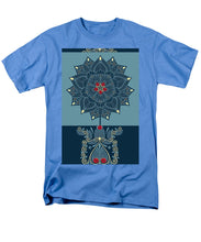 Rubino Zen Flower - Men's T-Shirt  (Regular Fit) Men's T-Shirt (Regular Fit) Pixels Carolina Blue Small 