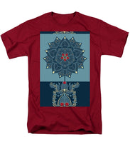 Rubino Zen Flower - Men's T-Shirt  (Regular Fit) Men's T-Shirt (Regular Fit) Pixels Cardinal Small 