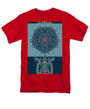 Rubino Zen Flower - Men's T-Shirt  (Regular Fit) Men's T-Shirt (Regular Fit) Pixels Red Small 