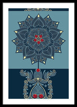 Rubino Zen Flower - Framed Print Framed Print Pixels 20.000" x 30.000" Black White
