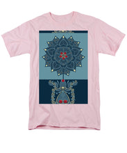 Rubino Zen Flower - Men's T-Shirt  (Regular Fit) Men's T-Shirt (Regular Fit) Pixels Pink Small 