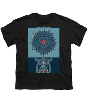 Rubino Zen Flower - Youth T-Shirt Youth T-Shirt Pixels Black Small 