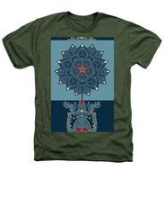 Rubino Zen Flower - Heathers T-Shirt Heathers T-Shirt Pixels Military Green Small 