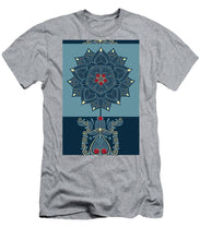 Rubino Zen Flower - Men's T-Shirt (Athletic Fit) Men's T-Shirt (Athletic Fit) Pixels Heather Small 