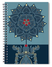 Rubino Zen Flower - Spiral Notebook Spiral Notebook Pixels 6" x 8"  