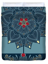 Rubino Zen Flower - Duvet Cover Duvet Cover Pixels Queen  