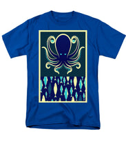 Rubino Zen Octopus Blue - Men's T-Shirt  (Regular Fit) Men's T-Shirt (Regular Fit) Pixels Royal Small 