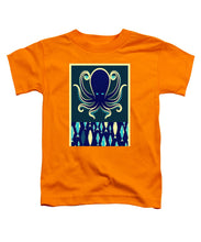 Rubino Zen Octopus Blue - Toddler T-Shirt Toddler T-Shirt Pixels Orange Small 