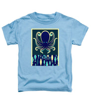 Rubino Zen Octopus Blue - Toddler T-Shirt Toddler T-Shirt Pixels Carolina Blue Small 