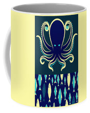 Rubino Zen Octopus Blue - Mug Mug Pixels Small (11 oz.)  