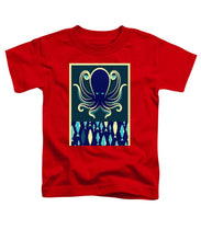 Rubino Zen Octopus Blue - Toddler T-Shirt Toddler T-Shirt Pixels Red Small 