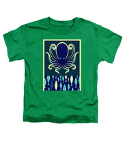 Rubino Zen Octopus Blue - Toddler T-Shirt Toddler T-Shirt Pixels Kelly Green Small 