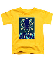 Rubino Zen Octopus Blue - Toddler T-Shirt Toddler T-Shirt Pixels Yellow Small 