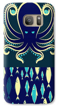 Rubino Zen Octopus Blue - Phone Case Phone Case Pixels Galaxy S7 Case  