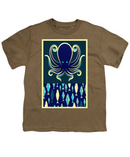 Rubino Zen Octopus Blue - Youth T-Shirt Youth T-Shirt Pixels Safari Green Small 