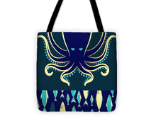 Rubino Zen Octopus Blue - Tote Bag Tote Bag Pixels 13" x 13"  