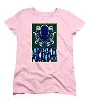 Rubino Zen Octopus Blue - Women's T-Shirt (Standard Fit) Women's T-Shirt (Standard Fit) Pixels Pink Small 