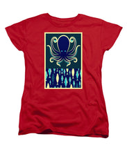 Rubino Zen Octopus Blue - Women's T-Shirt (Standard Fit) Women's T-Shirt (Standard Fit) Pixels Red Small 