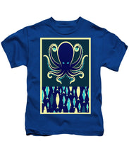 Rubino Zen Octopus Blue - Kids T-Shirt Kids T-Shirt Pixels Royal Small 