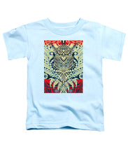 Rubino Zen Owl Blue - Toddler T-Shirt Toddler T-Shirt Pixels Light Blue Small 