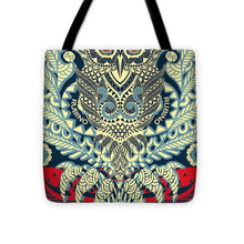 Rubino Zen Owl Blue - Tote Bag Tote Bag Pixels 16" x 16"  