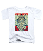 Rubino Zen Owl Blue - Toddler T-Shirt Toddler T-Shirt Pixels White Small 