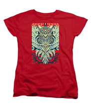 Rubino Zen Owl Blue - Women's T-Shirt (Standard Fit) Women's T-Shirt (Standard Fit) Pixels Red Small 