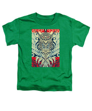 Rubino Zen Owl Blue - Toddler T-Shirt Toddler T-Shirt Pixels Kelly Green Small 