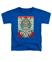 Rubino Zen Owl Blue - Toddler T-Shirt Toddler T-Shirt Pixels Royal Small 