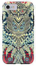 Rubino Zen Owl Blue - Phone Case Phone Case Pixels IPhone 8 Tough Case  