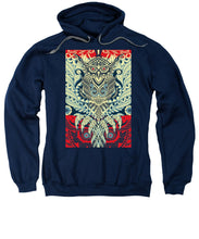 Rubino Zen Owl Blue - Sweatshirt Sweatshirt Pixels Navy Small 