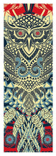 Rubino Zen Owl Blue - Yoga Mat Yoga Mat Pixels   