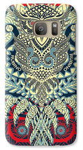 Rubino Zen Owl Blue - Phone Case Phone Case Pixels Galaxy S7 Case  