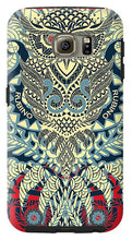 Rubino Zen Owl Blue - Phone Case Phone Case Pixels Galaxy S6 Tough Case  