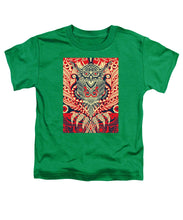 Rubino Zen Owl Red - Toddler T-Shirt Toddler T-Shirt Pixels Kelly Green Small 