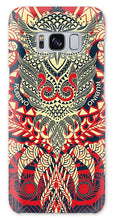Rubino Zen Owl Red - Phone Case Phone Case Pixels Galaxy S8 Case  