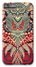 Rubino Zen Owl Red - Phone Case Phone Case Pixels IPhone 7 Plus Case  